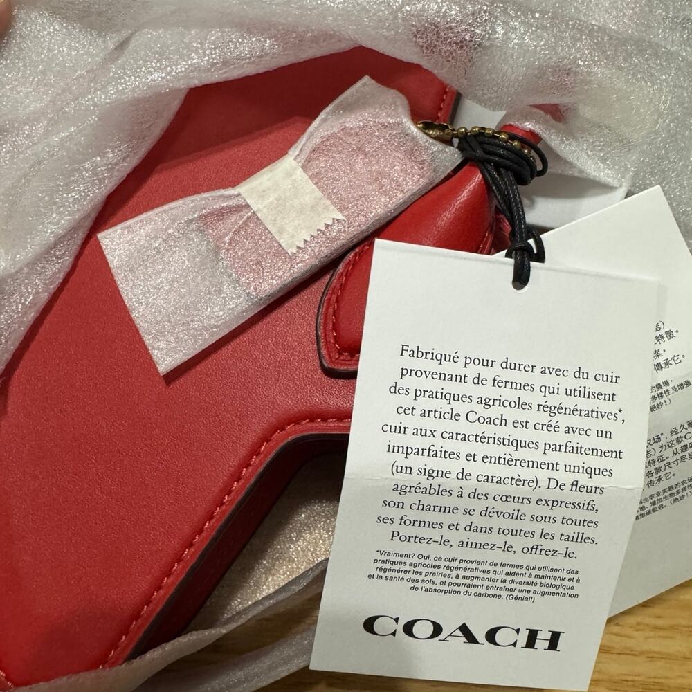 NWT ❤️ Coach Star Bag In Regenerative Leather - Picture 8 of 10